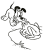 Dibujos para colorear Pluto Disney