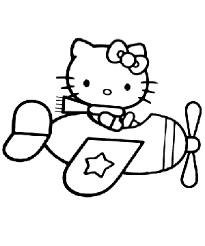 dibujos de kitty para colorear y pintar para niños imprimir dibujos infantiles