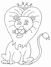 Dibujos para colorear leones