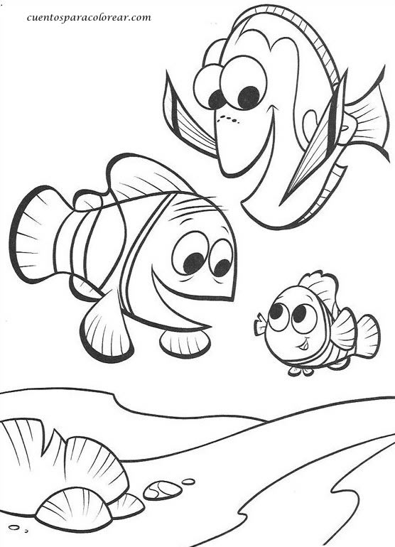 Dibujos Para Colorear Nemo Disney