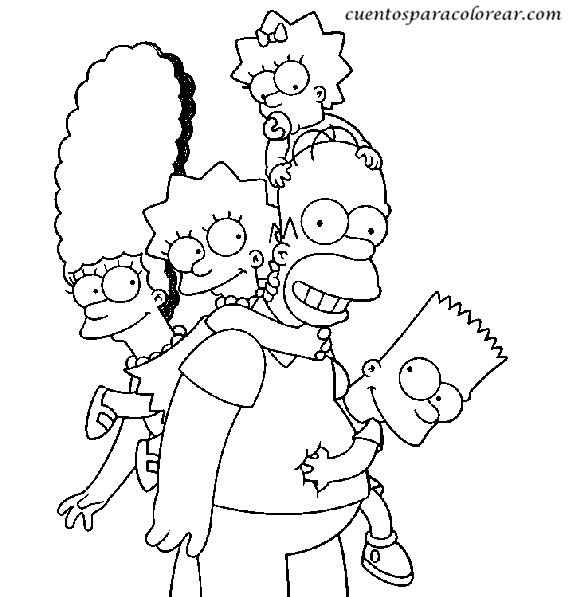 Featured image of post Dibujos Para Colorear E Imprimir De Los Simpson Es una s tira de lo que vive d a a d a una familia de clase media de la sociedad de los estados unidos