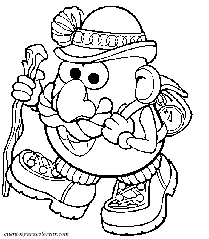 Dibujos Para Colorear Mister Potato