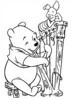 dibujos para colorear disney de winnie de pooh