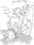 Dibujos para colorear Bambi Disney