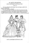 Cuento de El gato con botas para colorear cuento para colorear de El gato con botas