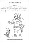 Cuento de El gato con botas para colorear cuento para colorear de El gato con botas