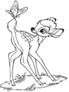 Dibujos para colorear Bambi Disney