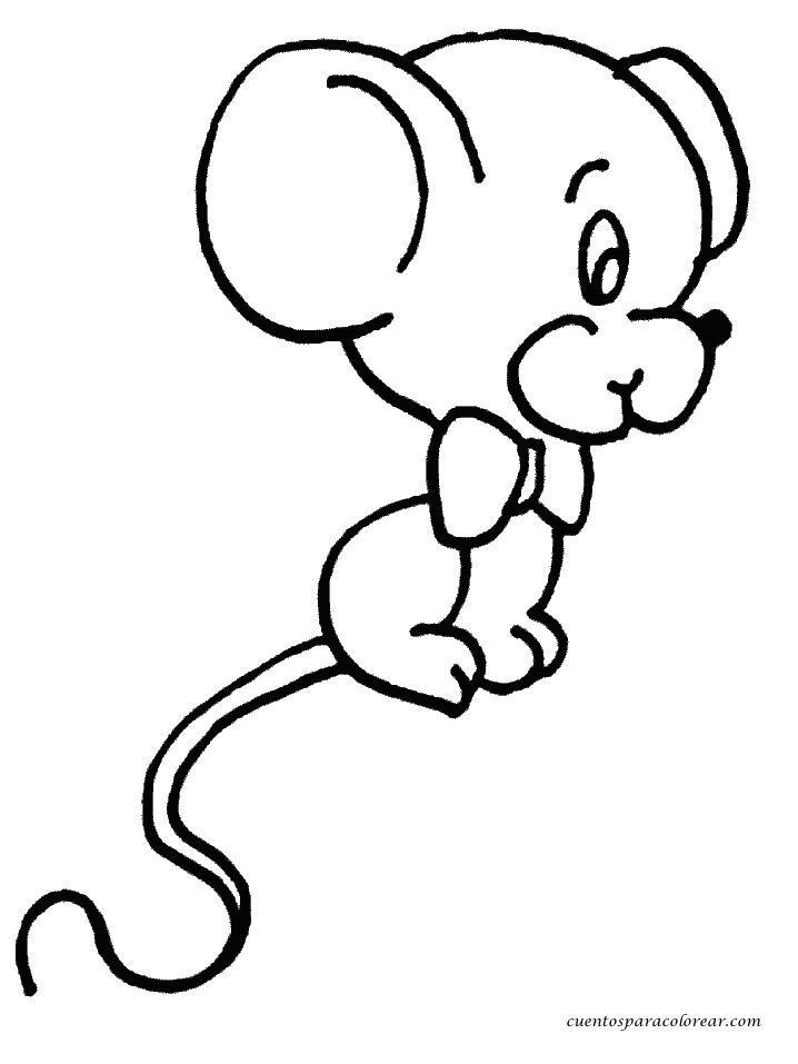 Dibujos para colorear ratones