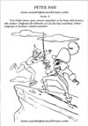 Cuento de Peter Pan para colorear cuento para colorear de Peter Pan