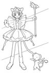 Dibujos para colorear Sakura