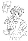 Dibujos para colorear Sakura